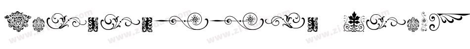 Neoclassic Fleurons字体转换